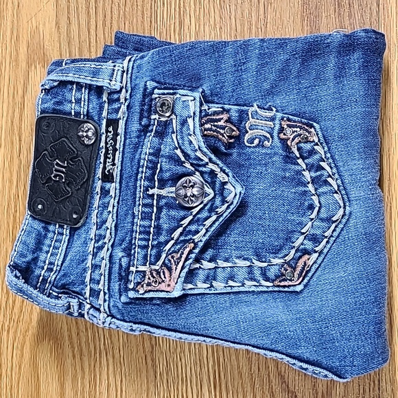 Miss Me Other - MISS ME 10x26 SKINNY JK5602S2 FADED DISTRESSED JUNIOR'S GIRLS BLUE JEANS